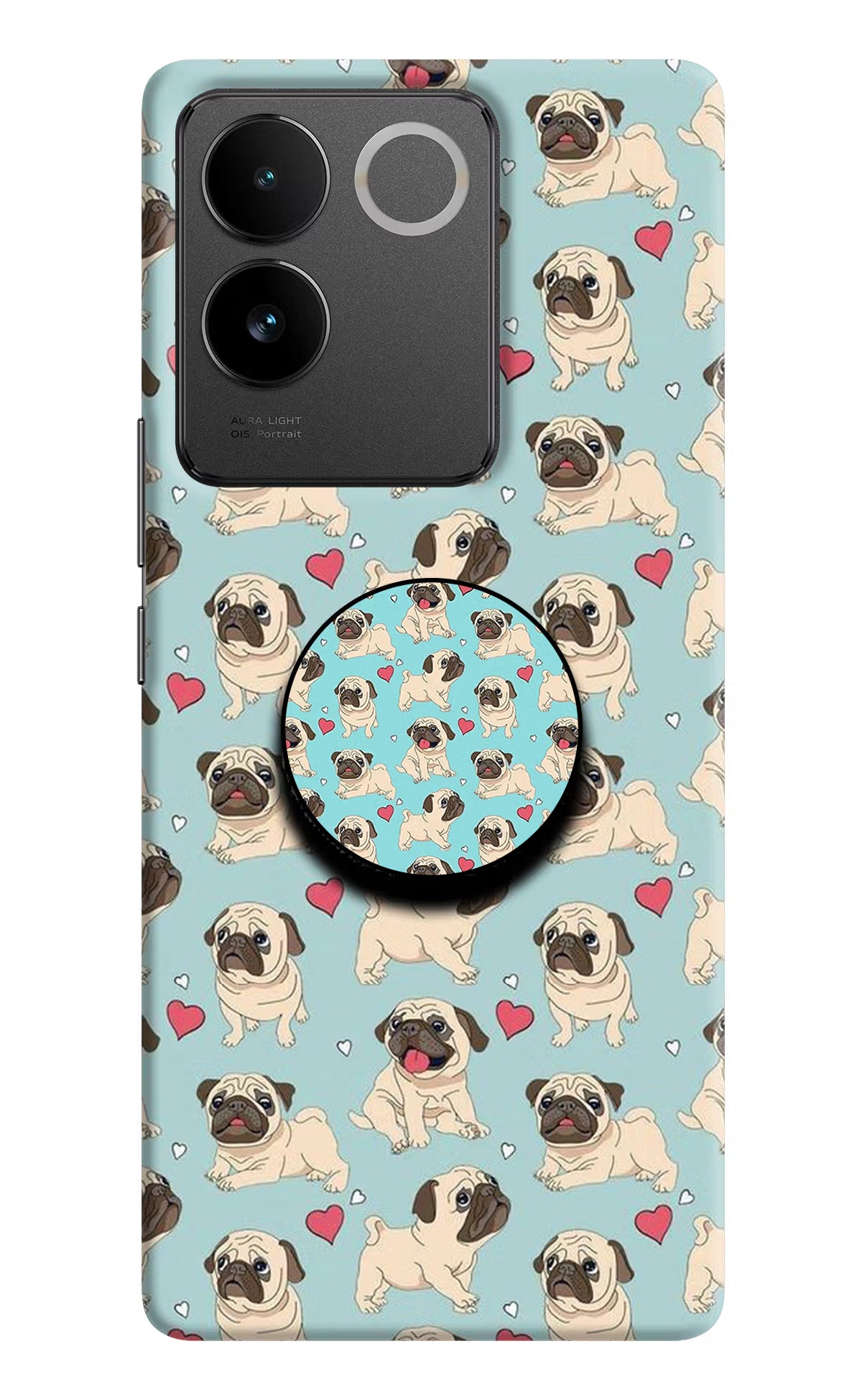 Pug Dog Vivo T2 Pro 5G Pop Case by Casekaro