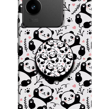 Cute Panda Vivo T2 Pro 5G Pop Case by Casekaro