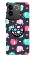 Baby Elephants Vivo T2 Pro 5G Pop Case by Casekaro