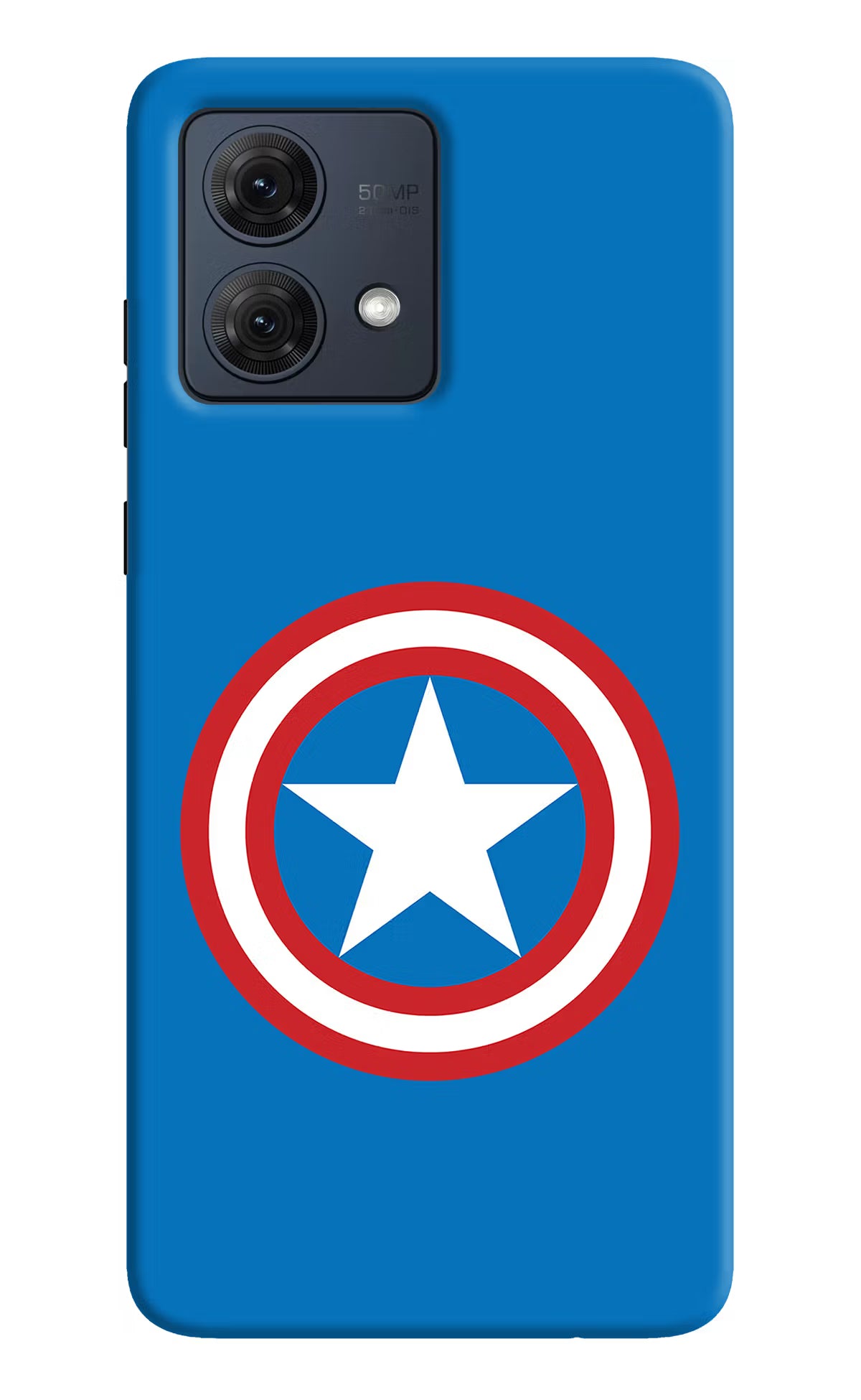 Captain America Logo Moto G54 5G Hard Case Back Cover by Casekaro