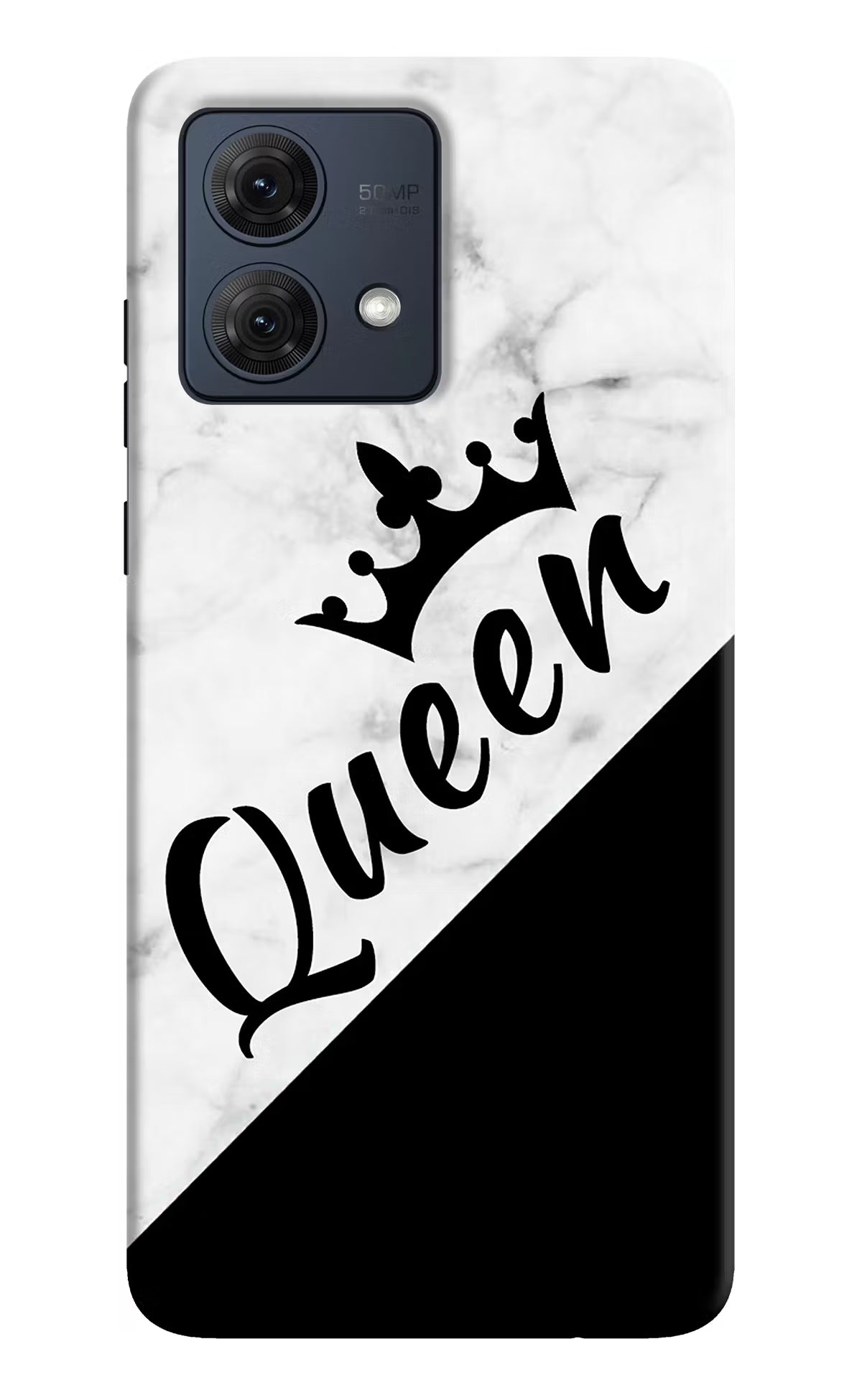 Queen Moto G54 5G Hard Case Back Cover by Casekaro