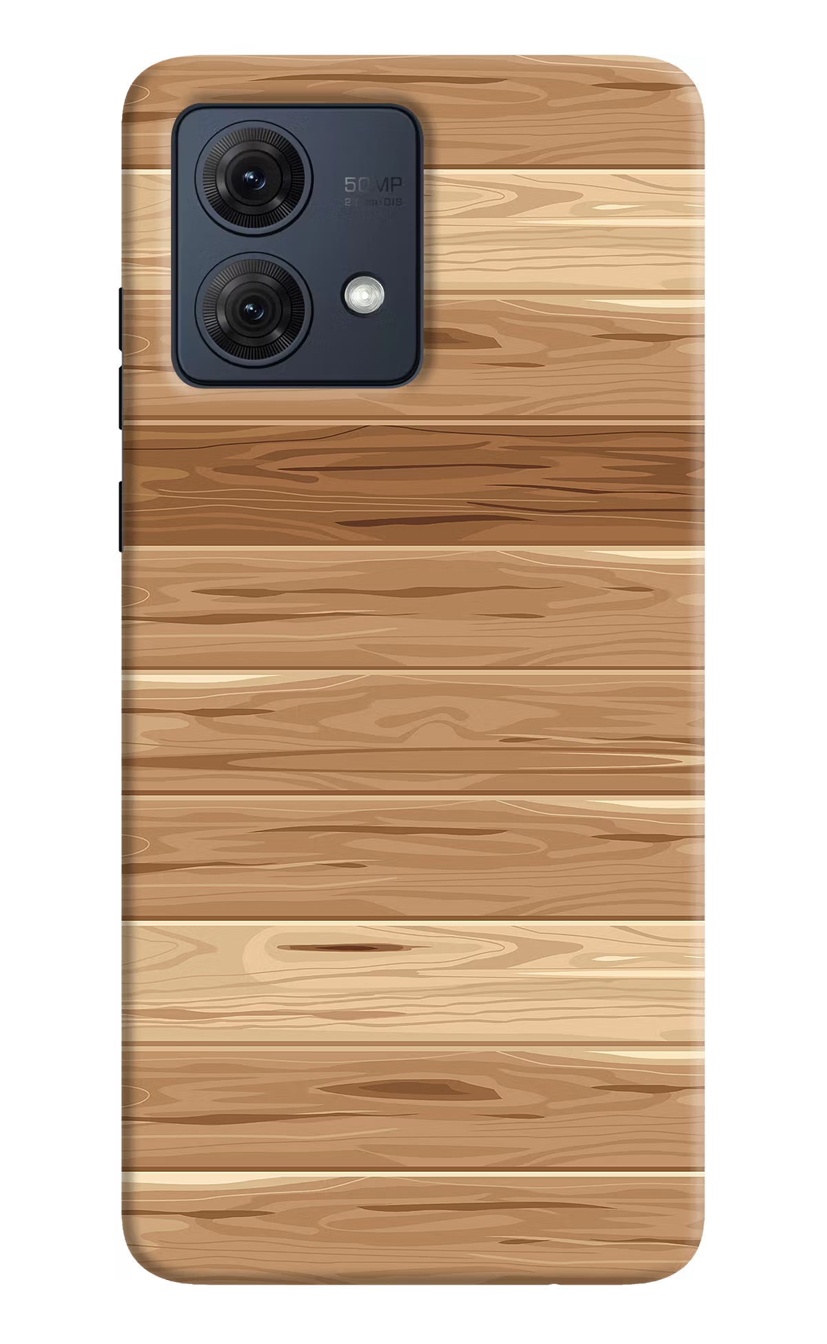 Wooden Vector Moto G54 5G Hard Case Back Cover by Casekaro