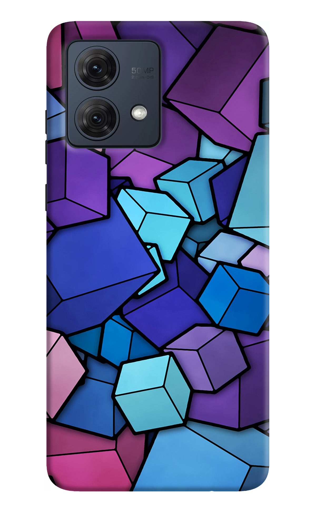 Cubic Abstract Moto G54 5G Back Cover