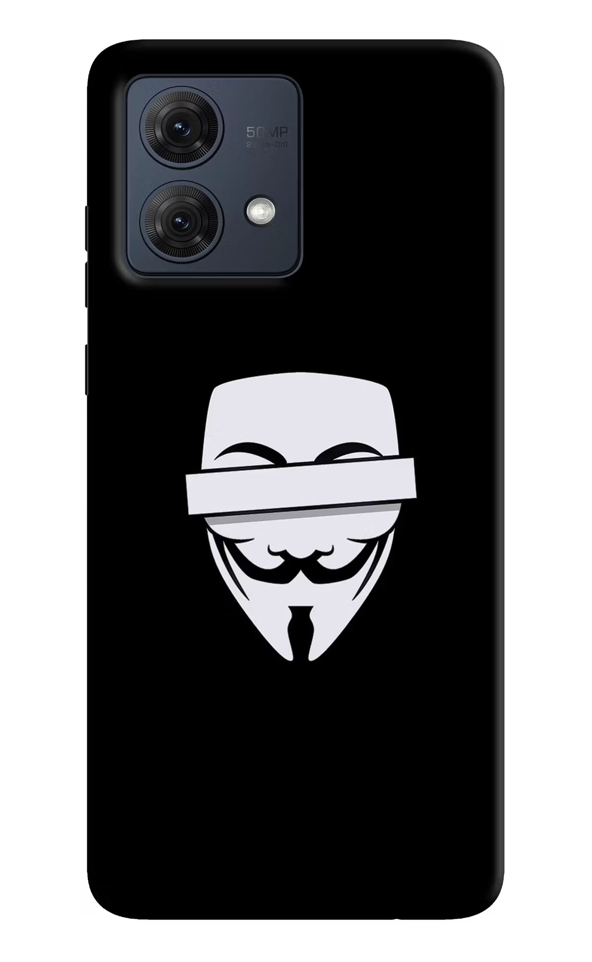 Anonymous Face Moto G54 5G Hard Case Back Cover by Casekaro