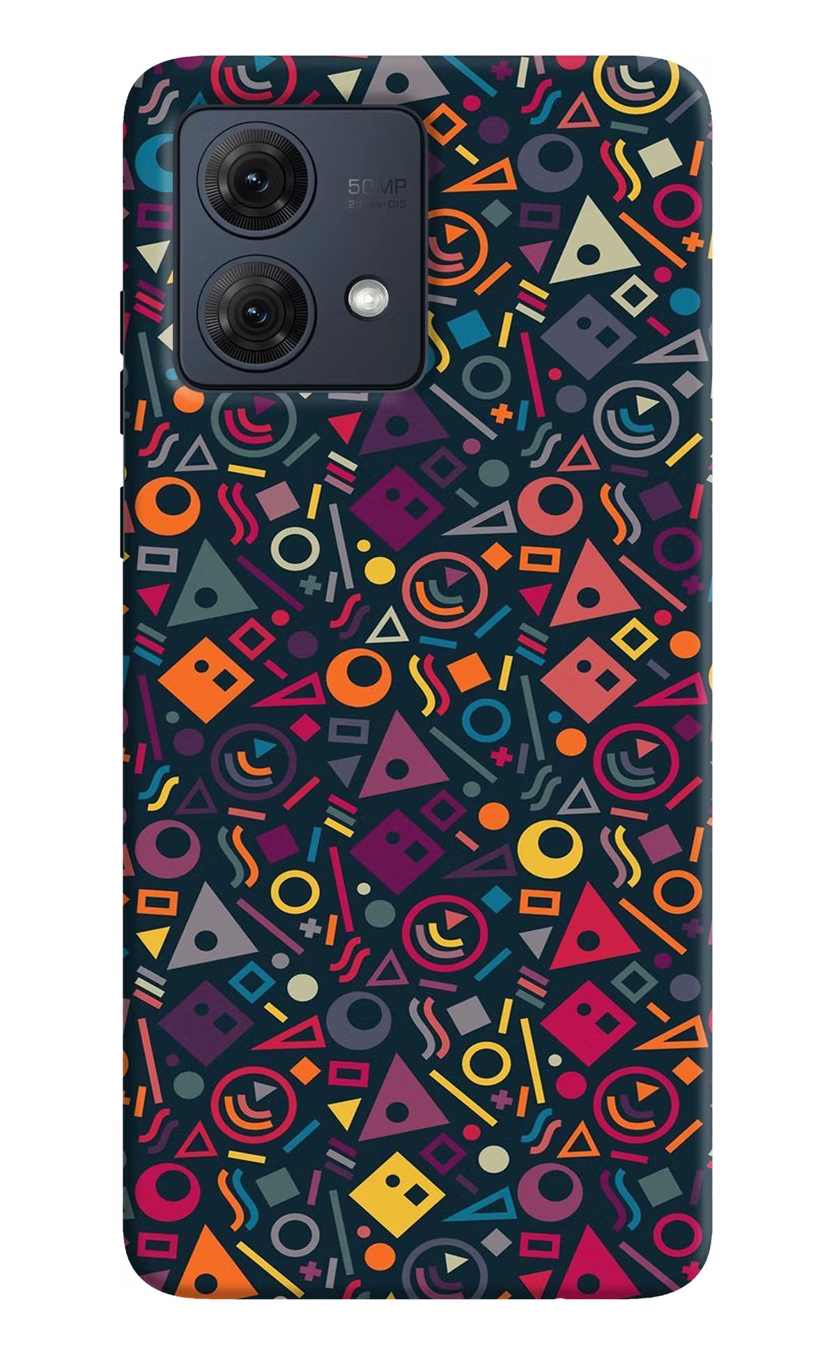 Geometric Abstract Moto G54 5G Hard Case Back Cover by Casekaro