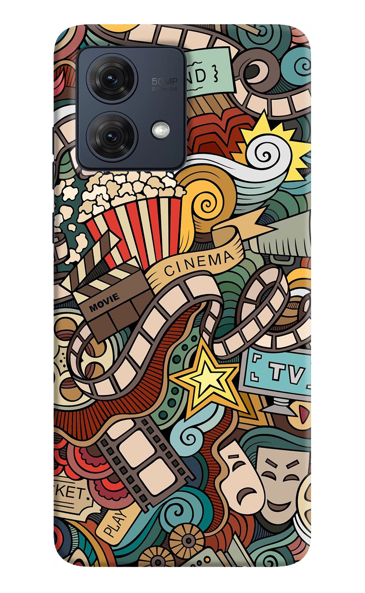 Cinema Abstract Moto G54 5G Back Cover