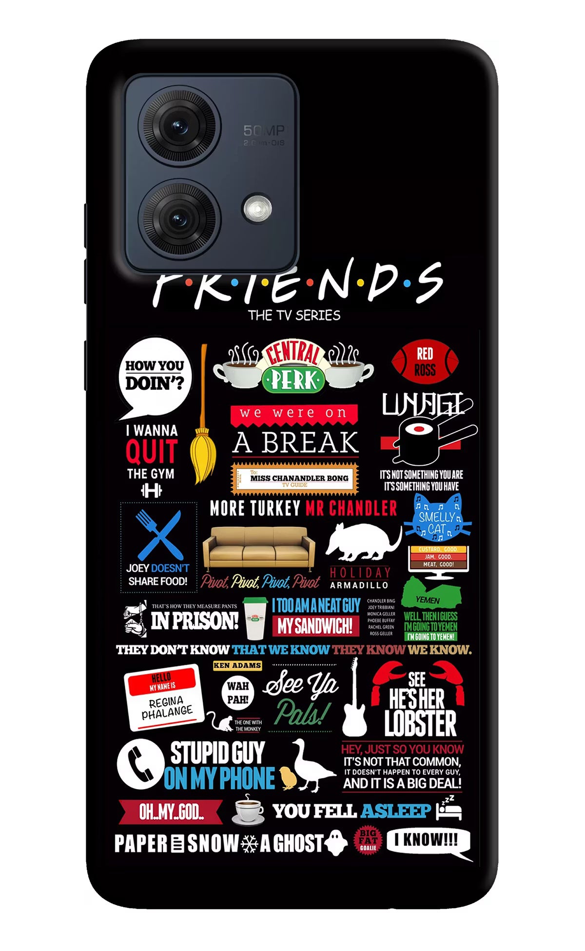 FRIENDS Moto G54 5G Hard Case Back Cover by Casekaro
