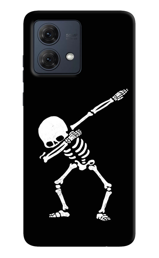 Dabbing Skeleton Art Moto G54 5G Back Cover