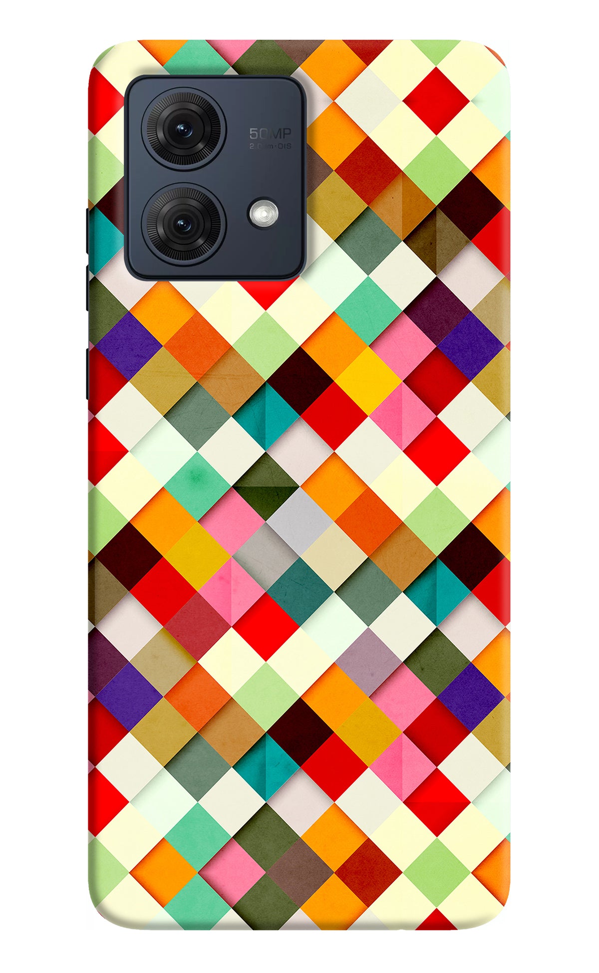 Geometric Abstract Colorful Moto G54 5G Back Cover