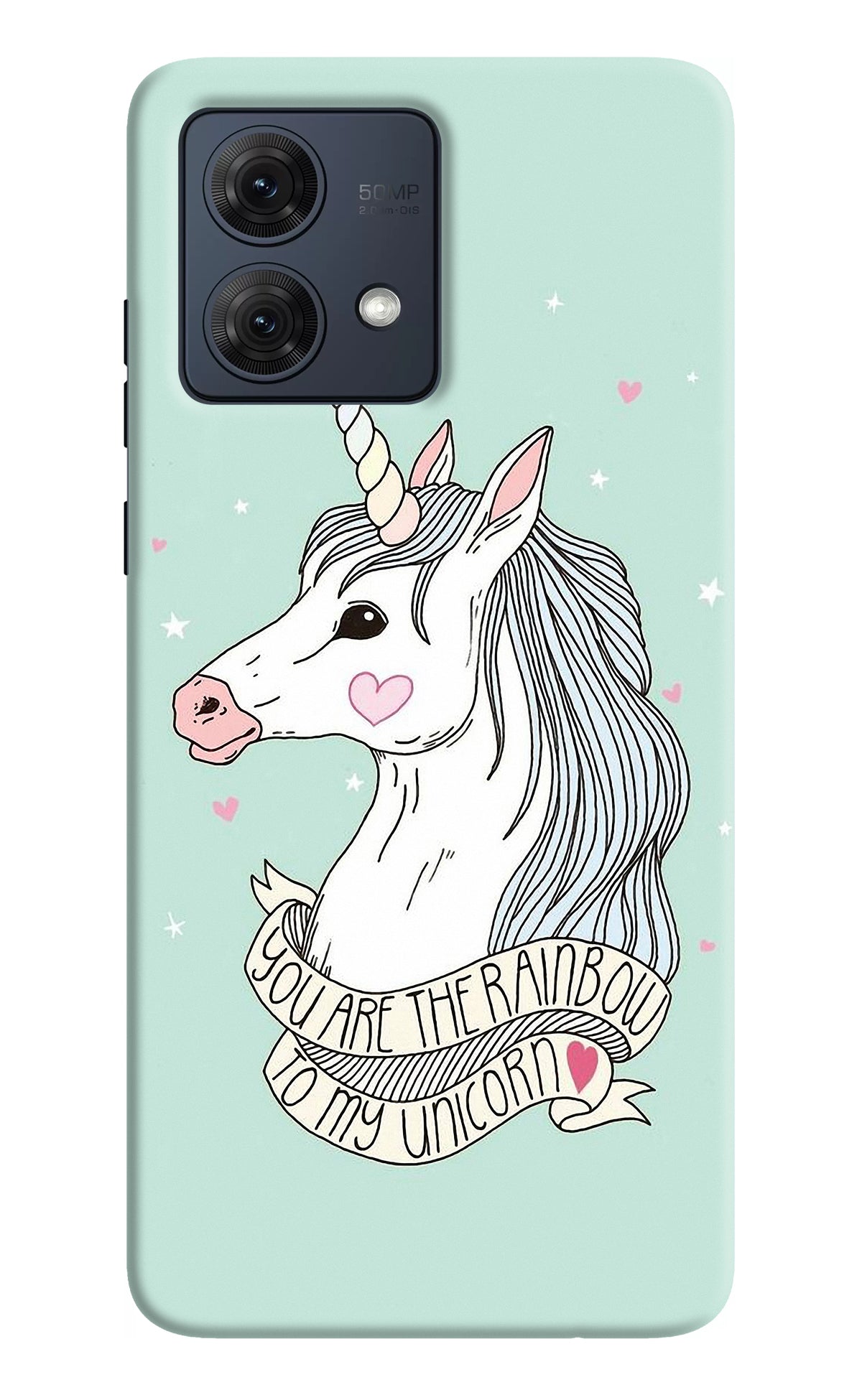 Unicorn Wallpaper Moto G54 5G Back Cover