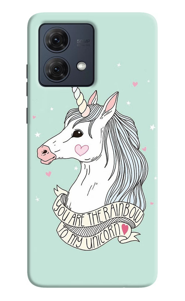 Unicorn Wallpaper Moto G54 5G Hard Case Back Cover by Casekaro