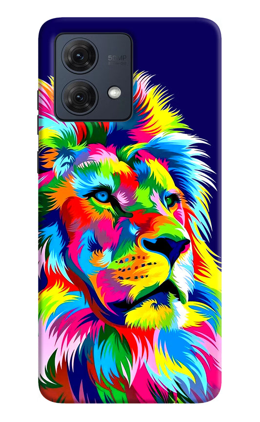 Vector Art Lion Moto G54 5G Hard Case Back Cover by Casekaro