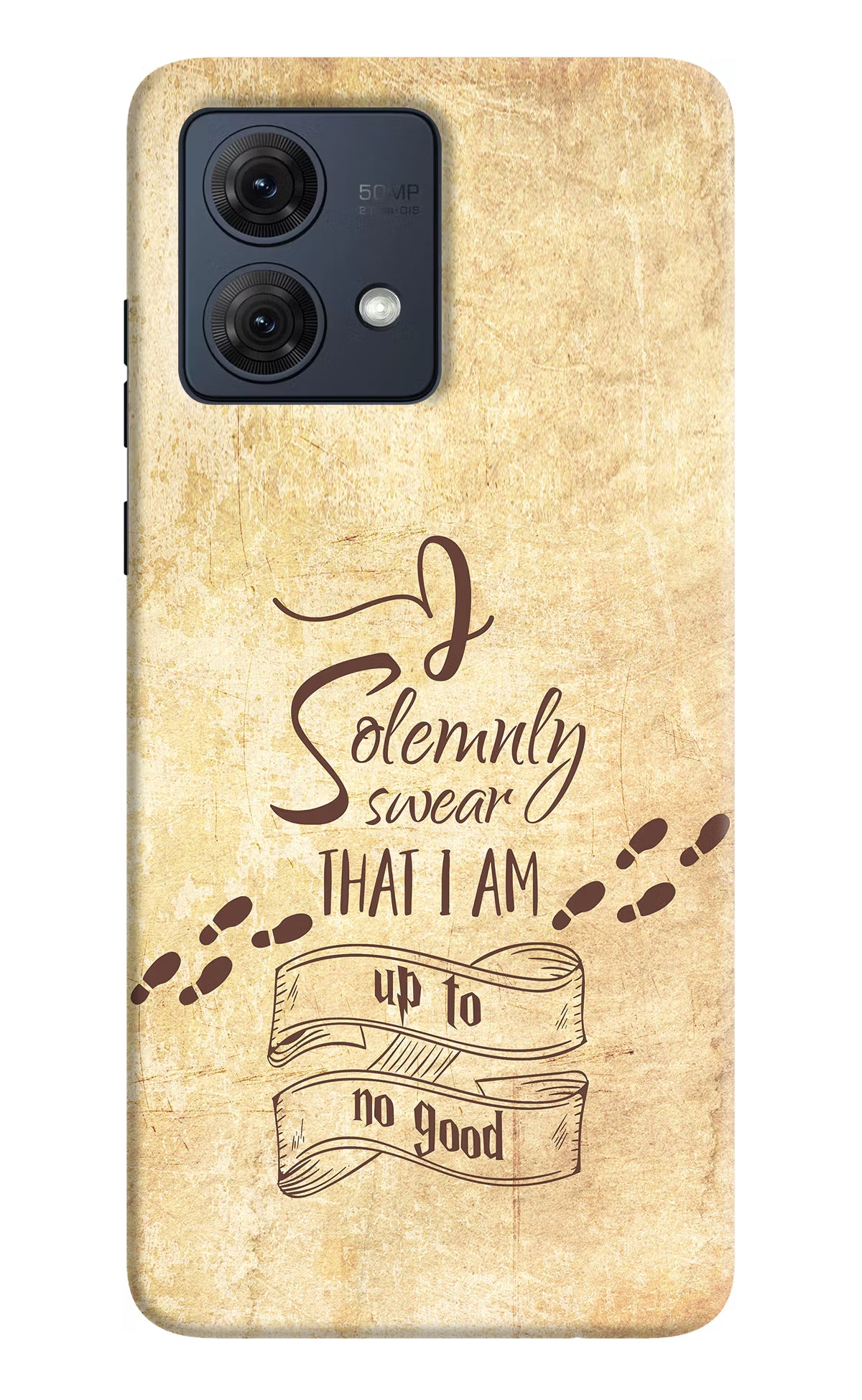 I Solemnly swear that i up to no good Moto G54 5G Hard Case Back Cover by Casekaro