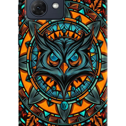 Angry Owl Art Moto G54 5G Hard Case Back Cover by Casekaro