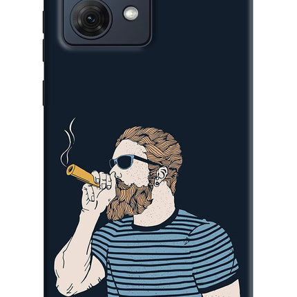 Smoking Moto G54 5G Hard Case Back Cover by Casekaro