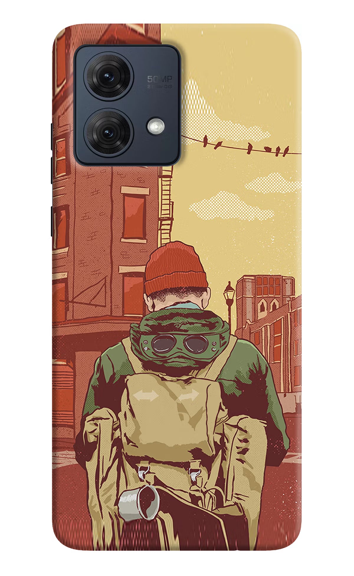 Adventurous Moto G54 5G Hard Case Back Cover by Casekaro