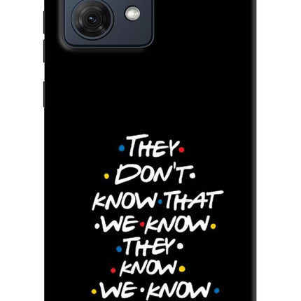 FRIENDS Dialogue Moto G54 5G Hard Case Back Cover by Casekaro