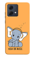 High On Music Moto G54 5G Hard Case Back Cover by Casekaro