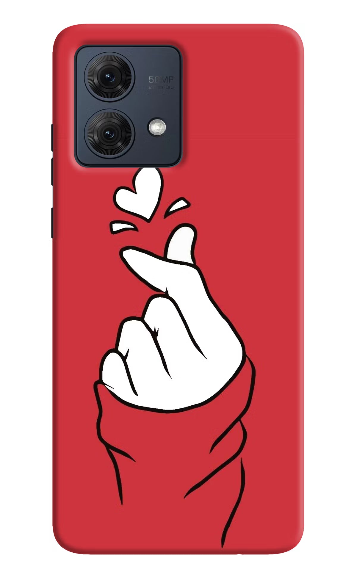 Korean Love Sign Moto G54 5G Hard Case Back Cover by Casekaro