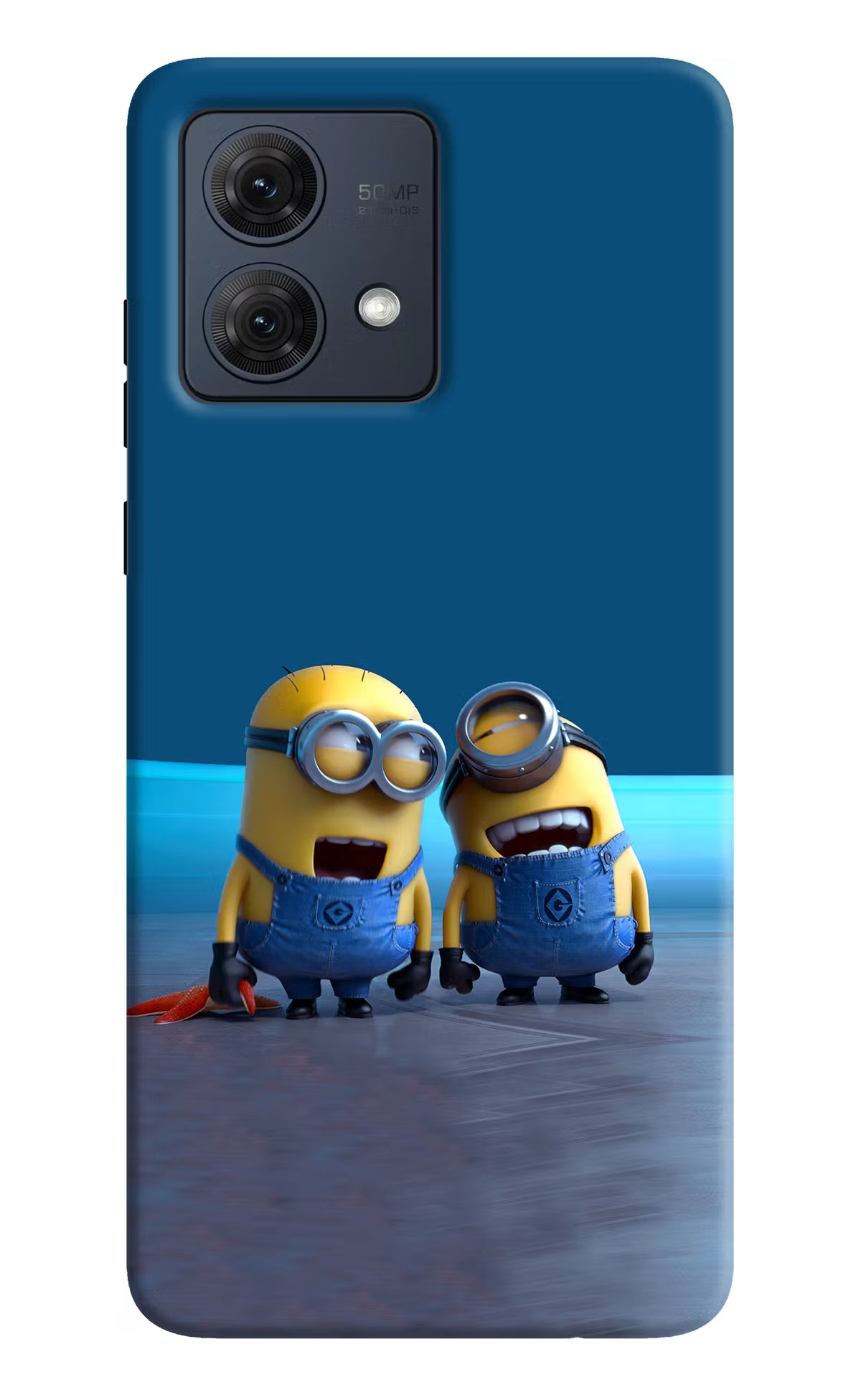 Minion Laughing Moto G54 5G Hard Case Back Cover by Casekaro