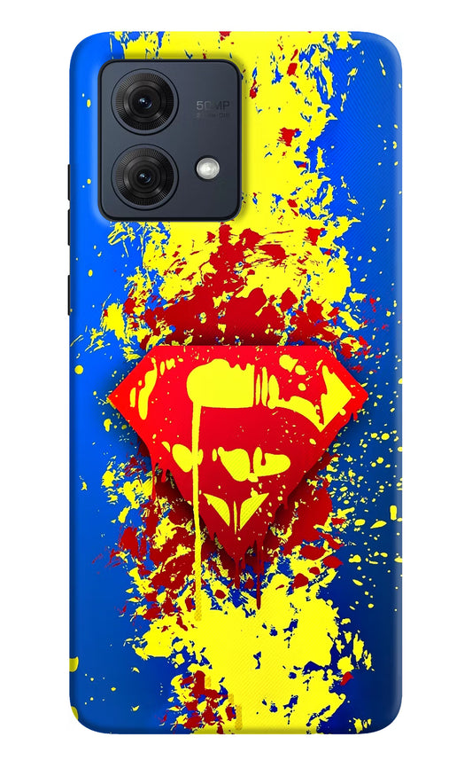 Superman logo Moto G54 5G Hard Case Back Cover by Casekaro