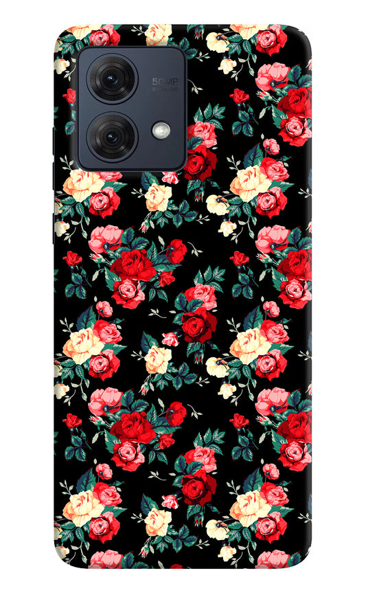 Rose Pattern Moto G54 5G Hard Case Back Cover by Casekaro