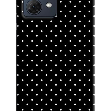 White Dots Moto G54 5G Hard Case Back Cover by Casekaro