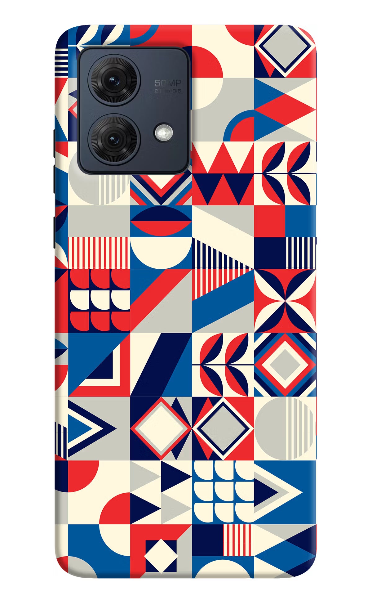 Colorful Pattern Moto G54 5G Hard Case Back Cover by Casekaro