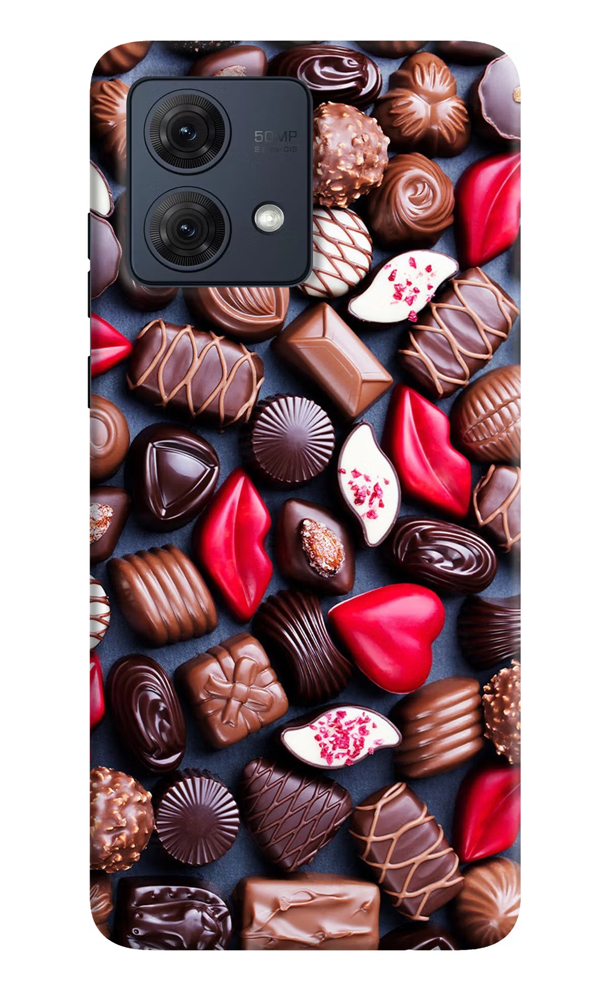 Chocolates Moto G54 5G Hard Case Back Cover by Casekaro