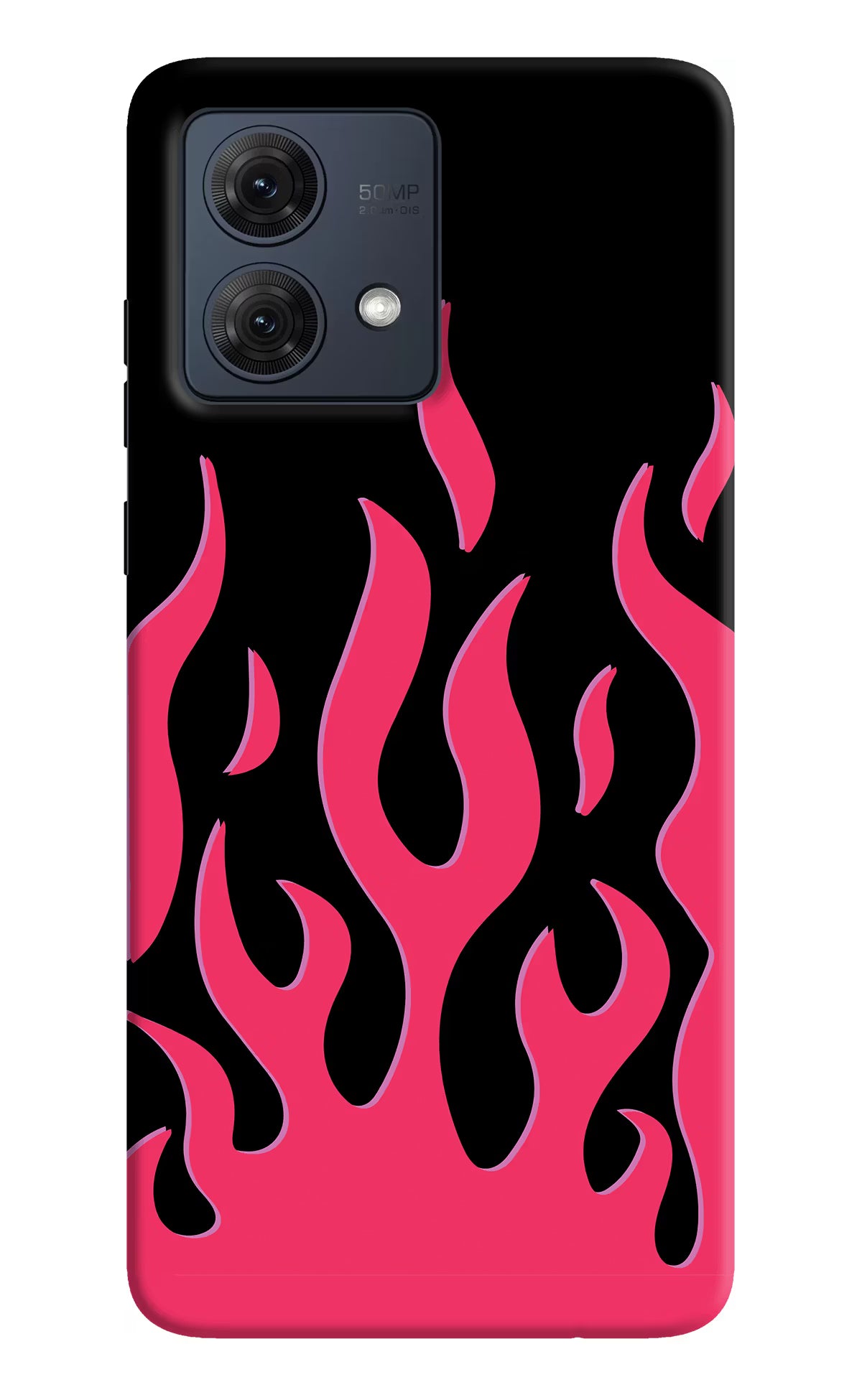 Fire Flames Moto G54 5G Hard Case Back Cover by Casekaro