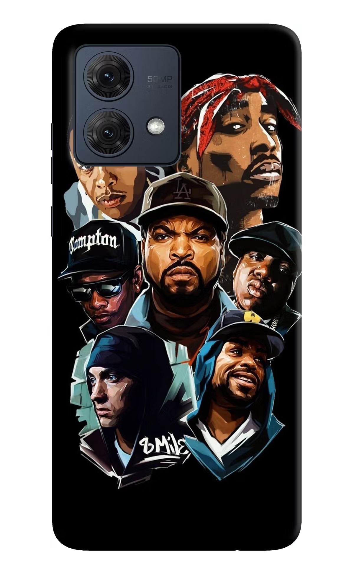 Rappers Moto G54 5G Hard Case Back Cover by Casekaro