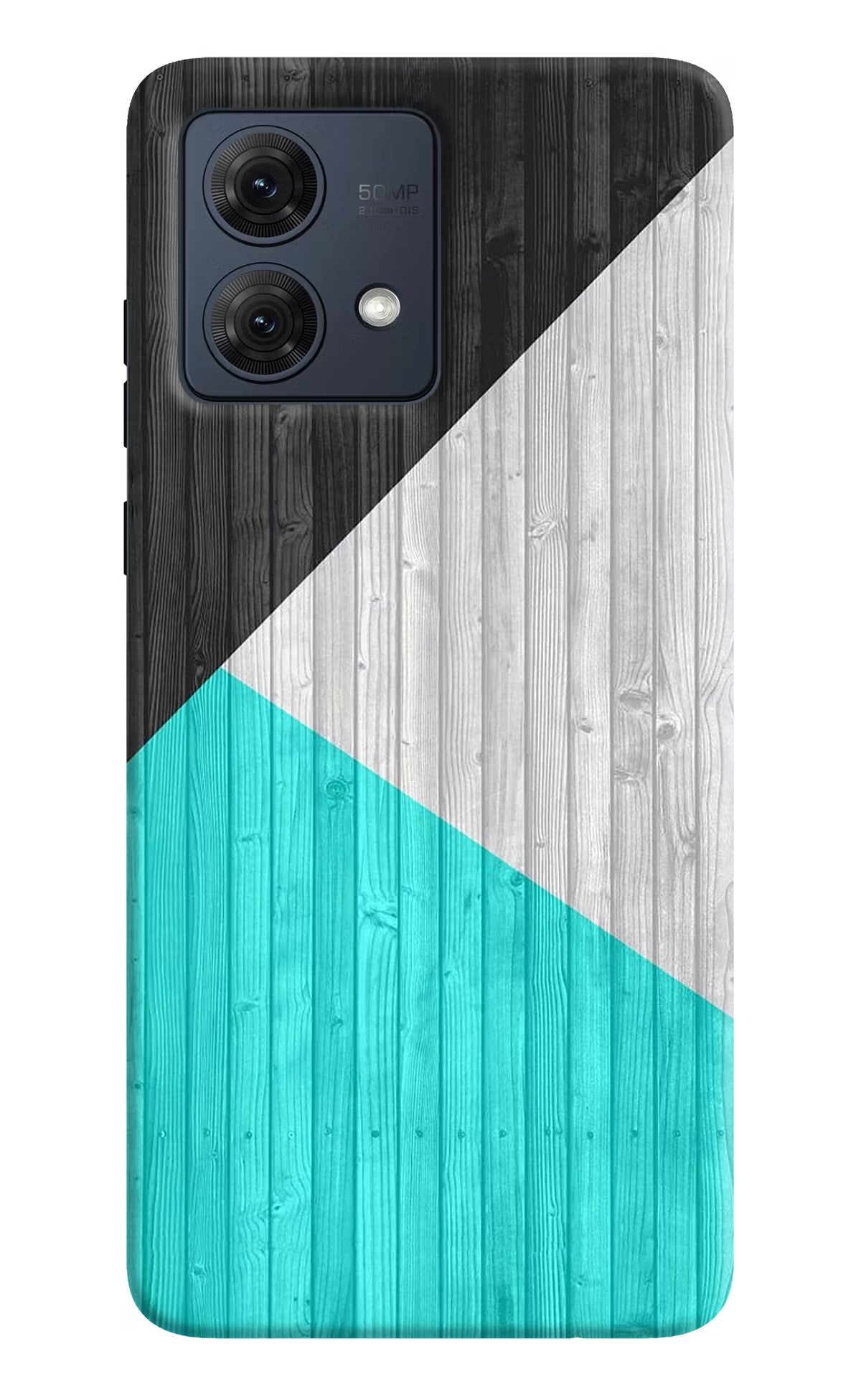 Wooden Abstract Moto G54 5G Hard Case Back Cover by Casekaro
