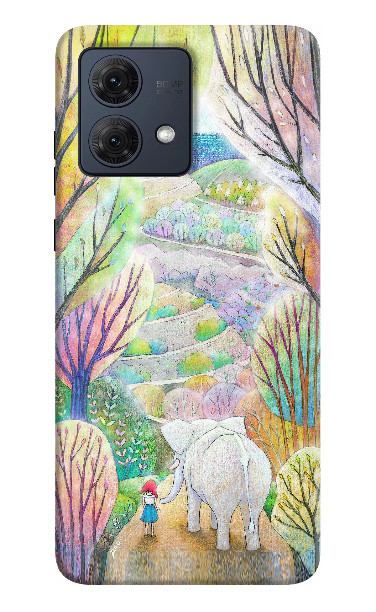 Nature Painting Moto G54 5G Hard Case Back Cover by Casekaro