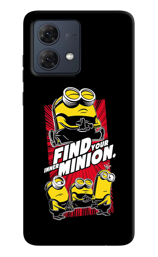 Find your inner Minion Moto G54 5G Hard Case Back Cover by Casekaro