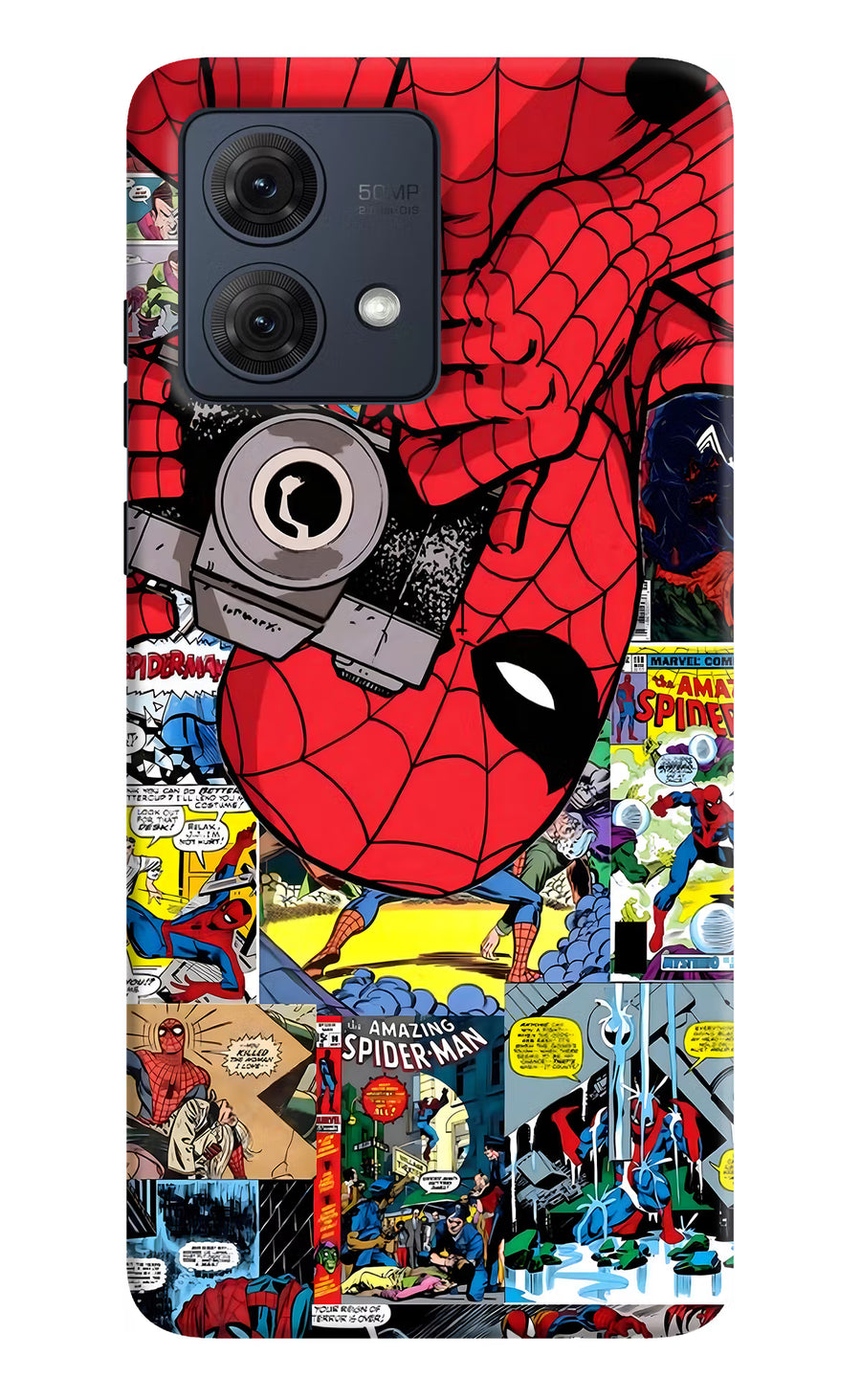 Spider Man Moto G54 5G Back Cover, Hard case