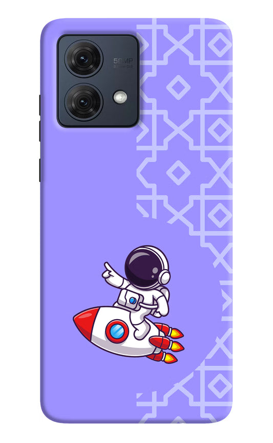 Cute Astronaut Moto G54 5G Hard Case Back Cover by Casekaro