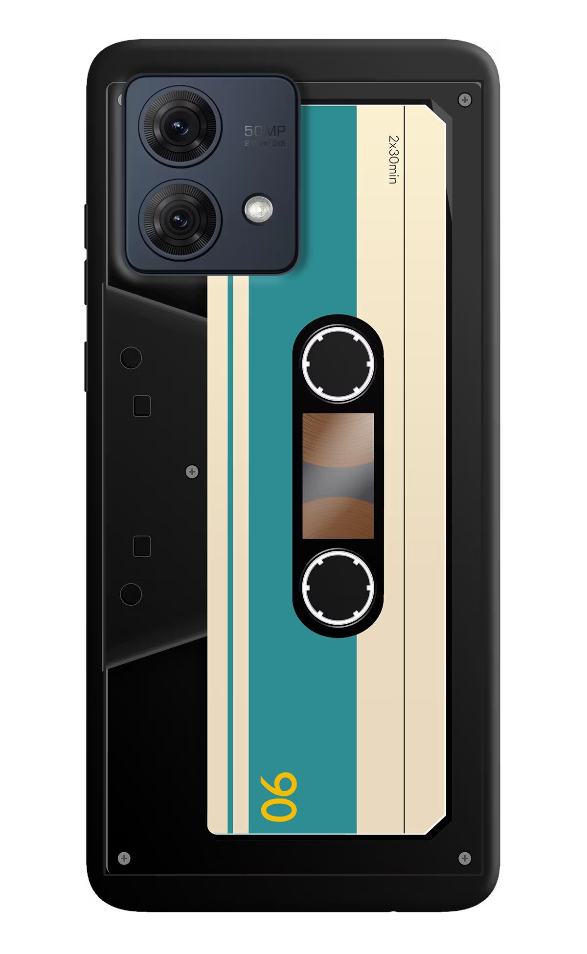 Cassette Moto G54 5G Hard Case Back Cover by Casekaro