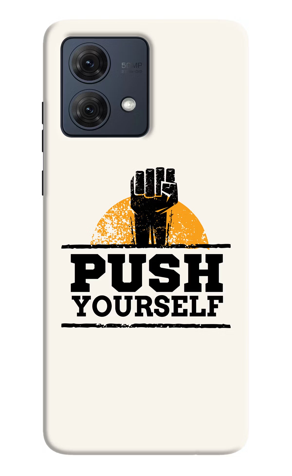 Push Yourself Moto G54 5G Hard Case Back Cover by Casekaro