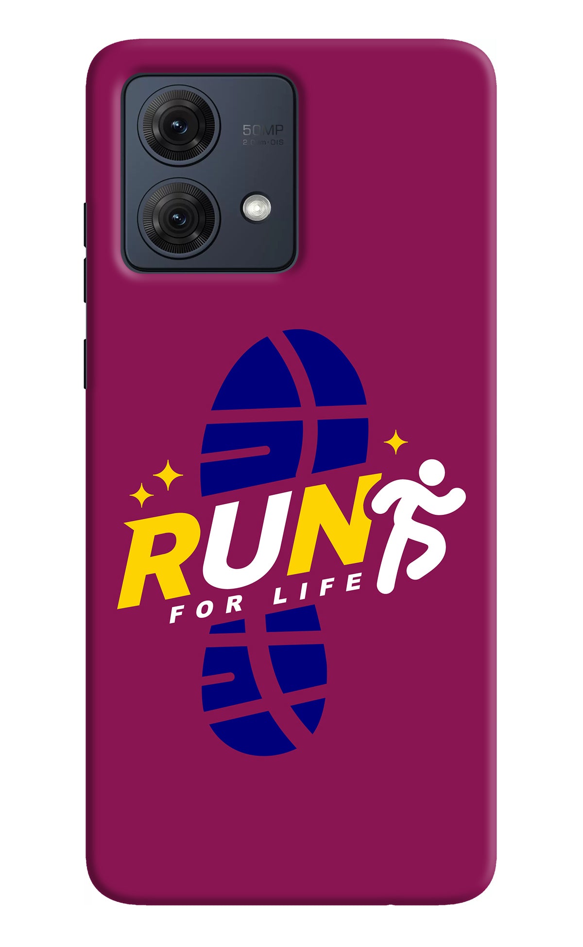 Run for Life Moto G54 5G Back Cover