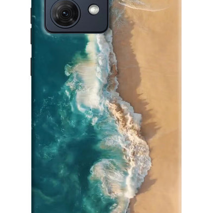 Ocean Beach Moto G54 5G Hard Case Back Cover by Casekaro
