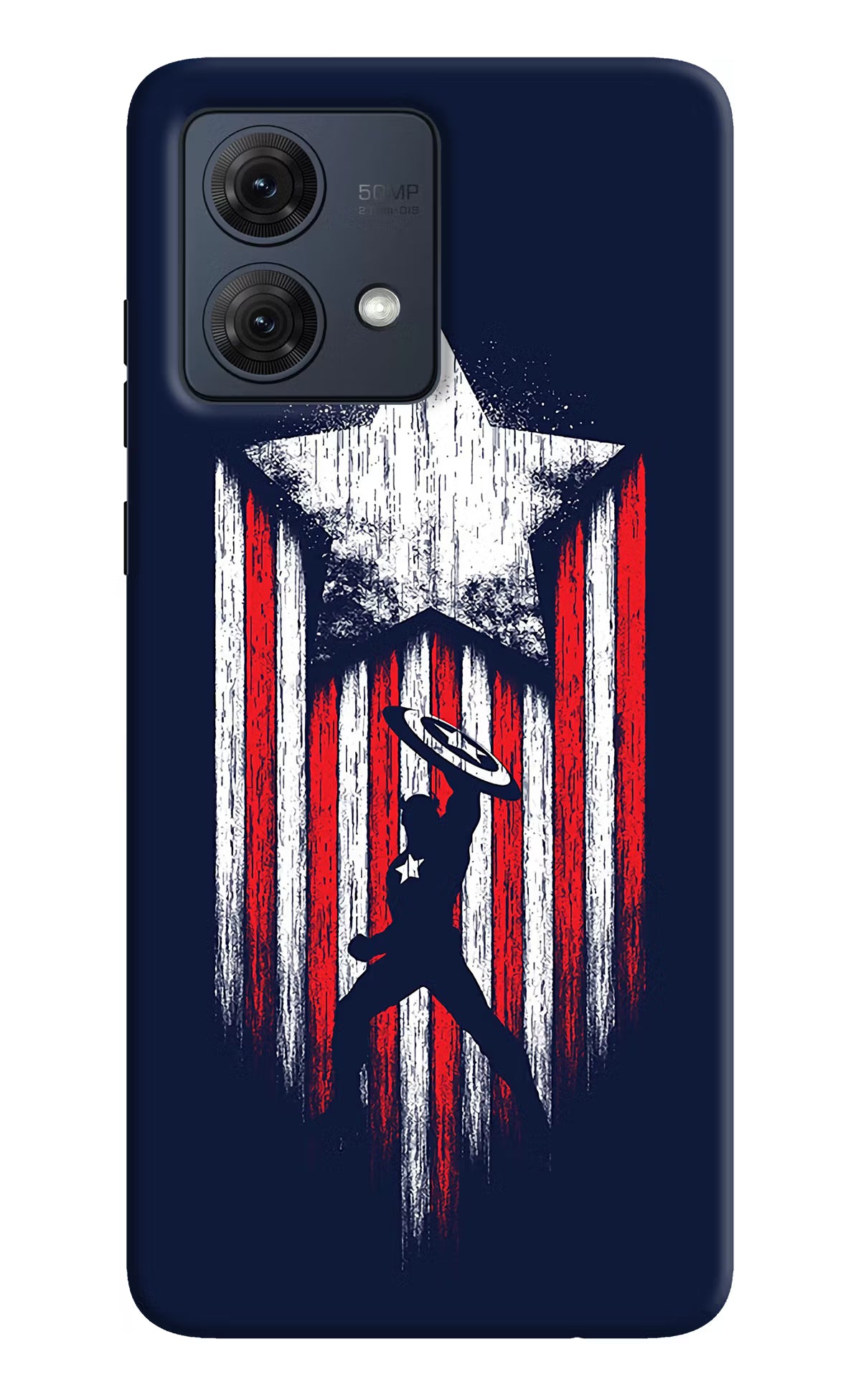 Captain America Marvel Art Moto G54 5G Hard Case Back Cover by Casekaro
