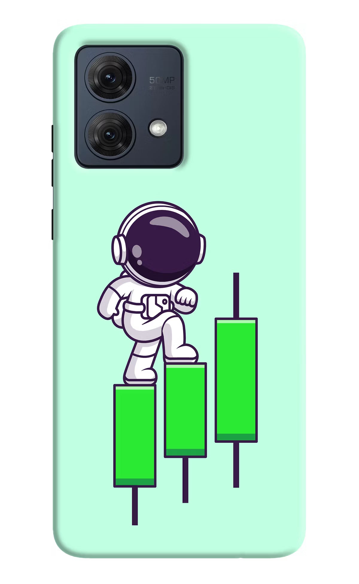 Astronaut Trader Moto G54 5G Hard Case Back Cover by Casekaro