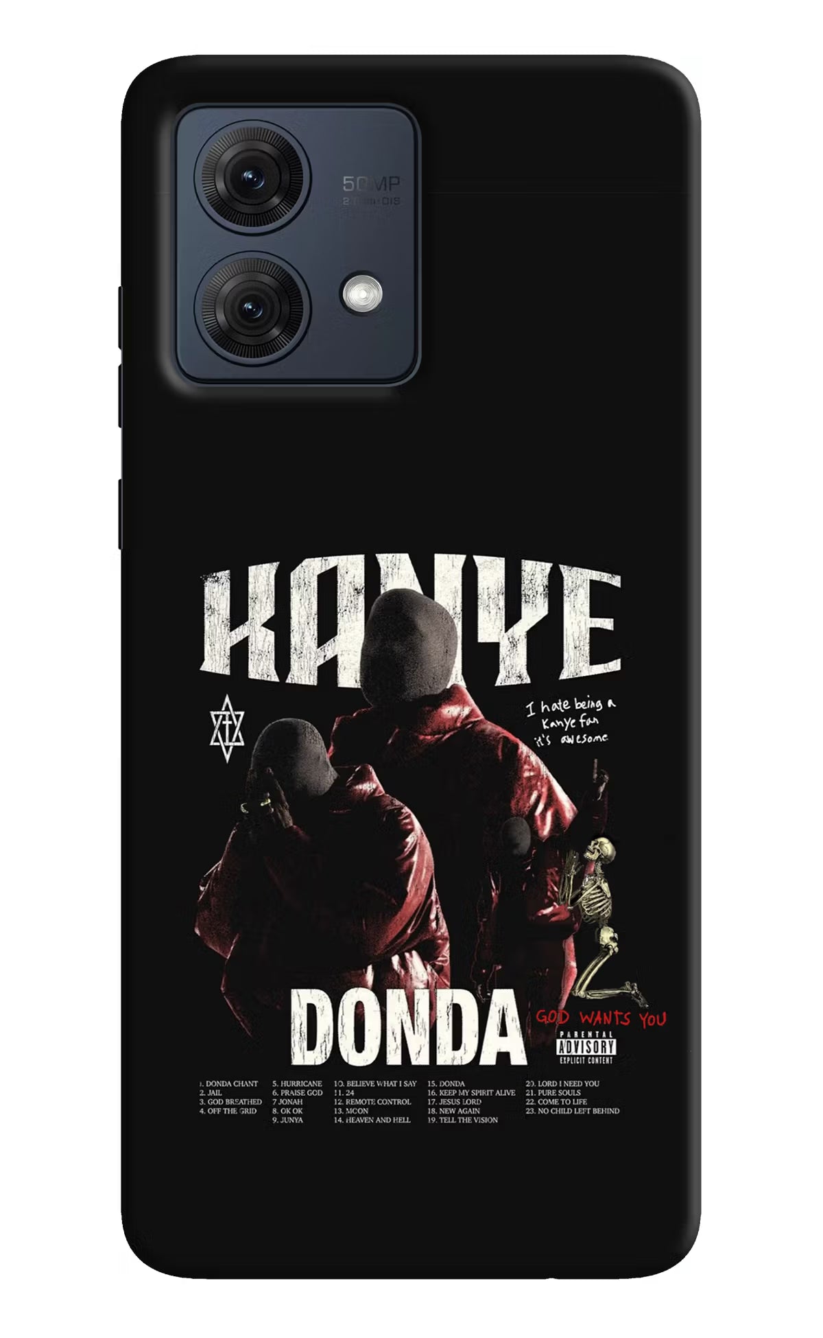 Donda Kanye West Moto G54 5G Hard Case Back Cover by Casekaro