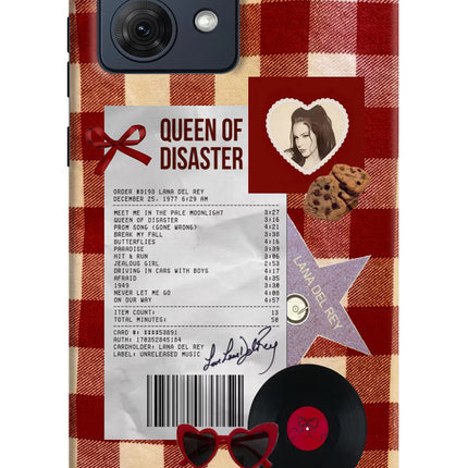 Queen of Disaster Moto G54 5G Hard Case Back Cover by Casekaro