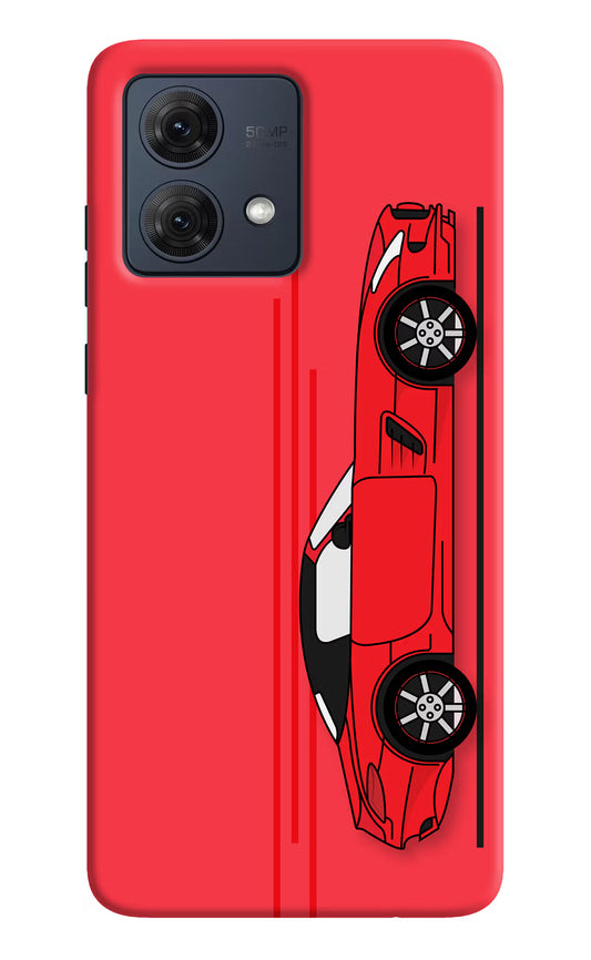 Red Velocity Moto G54 5G Hard Case Back Cover by Casekaro
