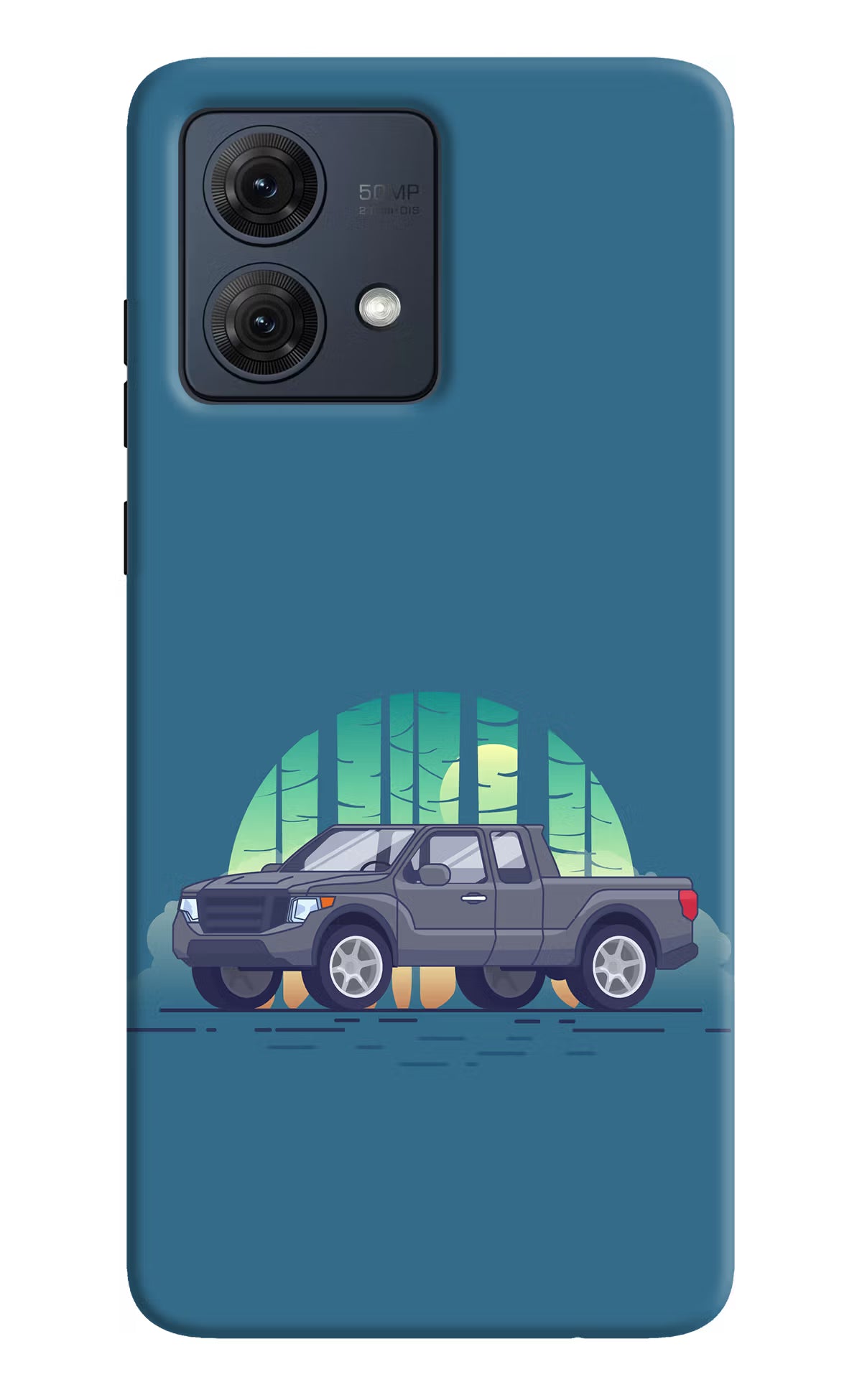 Retro Garage Vibe Moto G54 5G Hard Case Back Cover by Casekaro