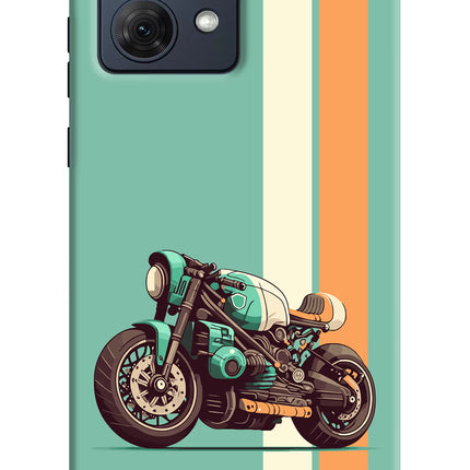 Striped Moto Drift Moto G54 5G Hard Case Back Cover by Casekaro