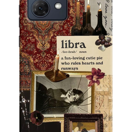 Libra Zodiac Moto G54 5G Hard Case Back Cover by Casekaro