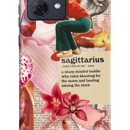 Sagittarius Zodiac Moto G54 5G Hard Case Back Cover by Casekaro