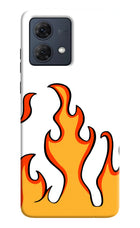 Fired Up – White Moto G54 5G Hard Case Back Cover by Casekaro
